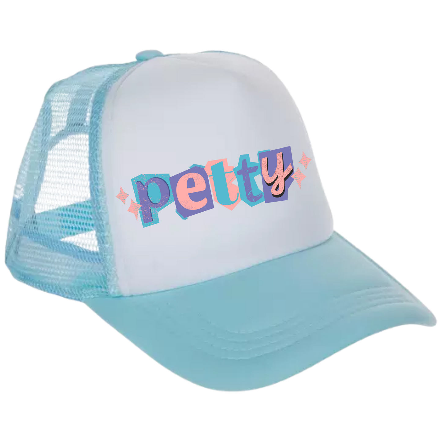 Purple & Blue Petty Trucker Hat