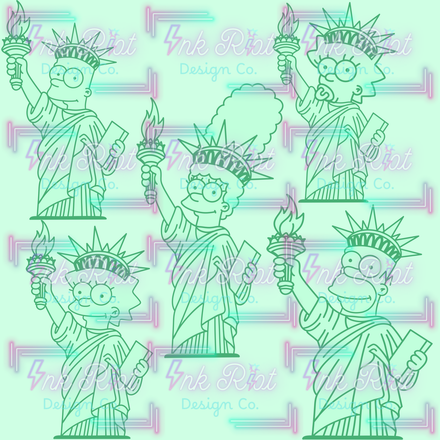 Simps Liberty Stamp Set - PROCREATE ONLY