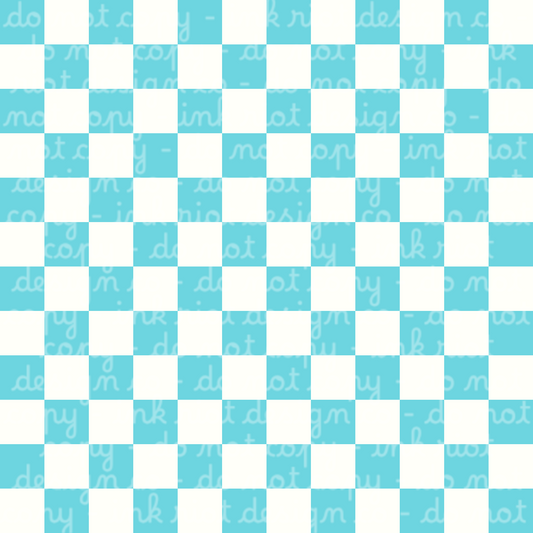 Blue & White Checker Seamless