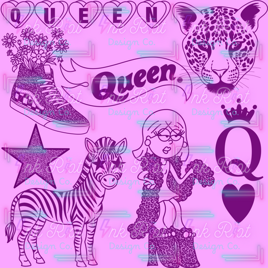 Queen Behavior Stamp Set - PROCREATE ONLY