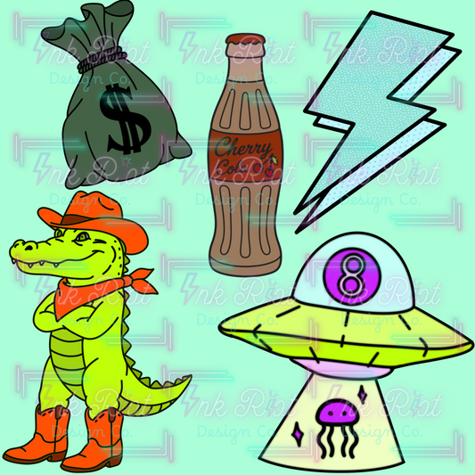 Money Bags Clipart Bundle - COMMERCIAL USE ONLY