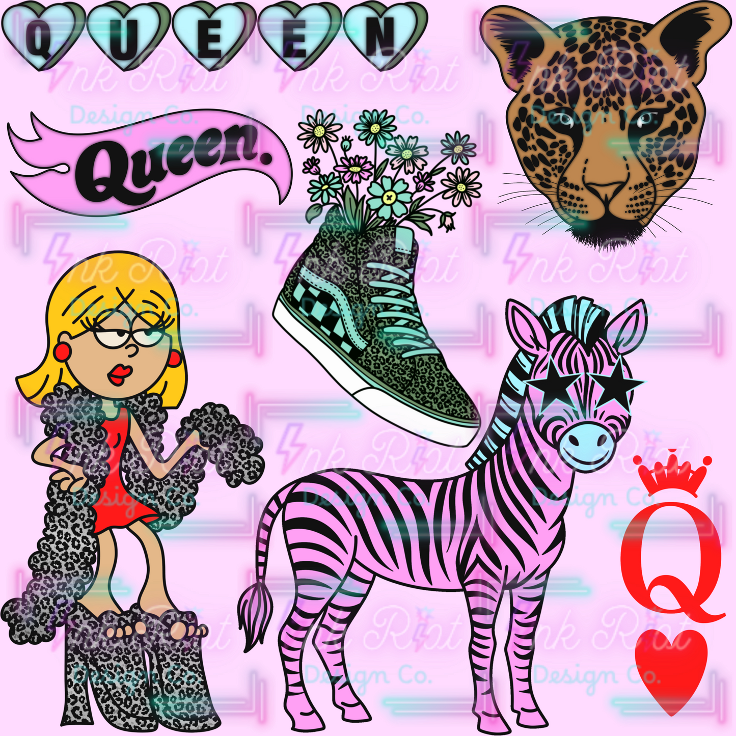 Queen Liz Clipart Bundle - COMMERCIAL USE ONLY
