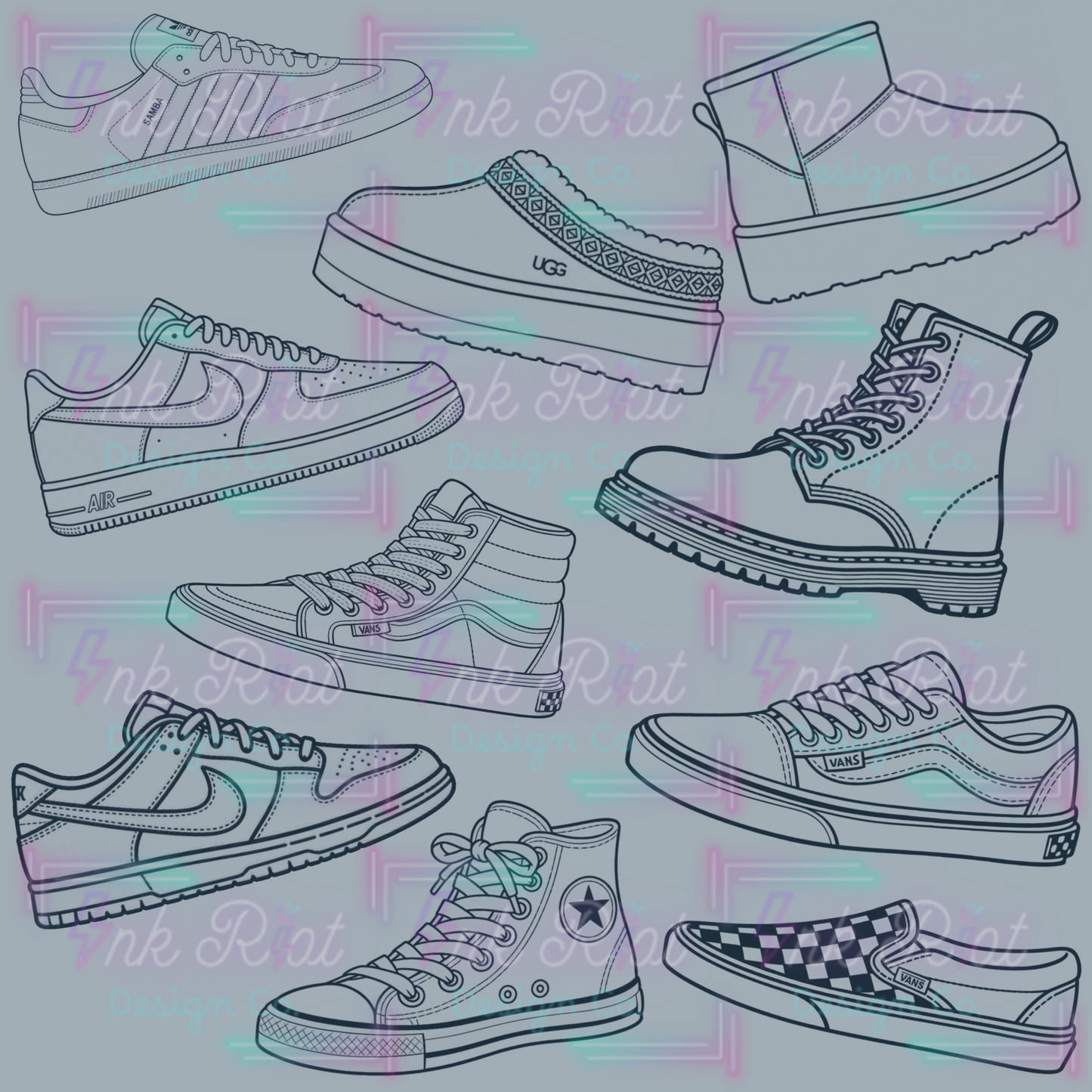 Kicks Stamp Set - PROCREATE ONLY