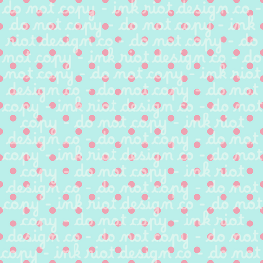 Pink & Blue Dots Seamless