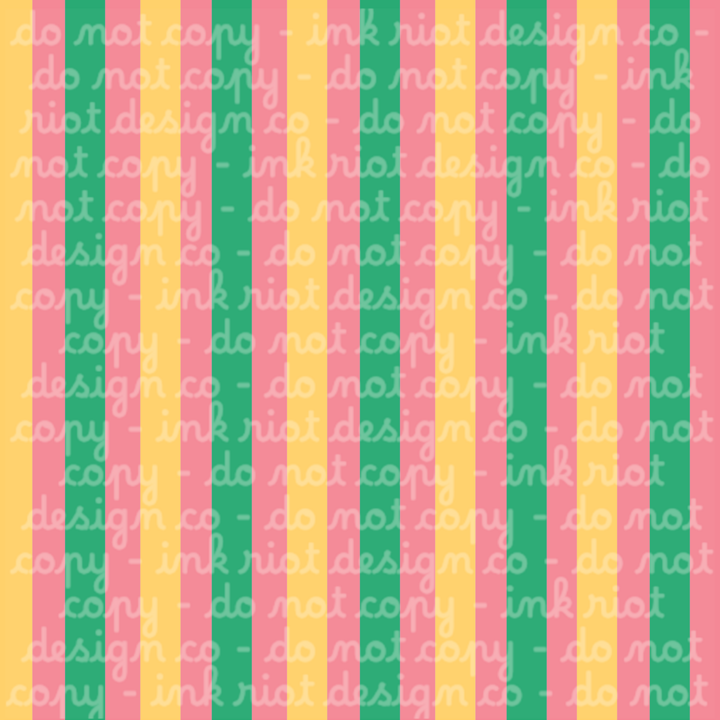 Pink & Green Stripe Seamless