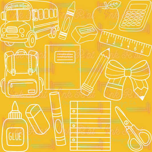 Back 2 School Stamp Set - PROCREATE ONLY