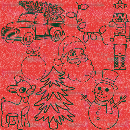Holly Jolly Stamp Set - PROCREATE ONLY