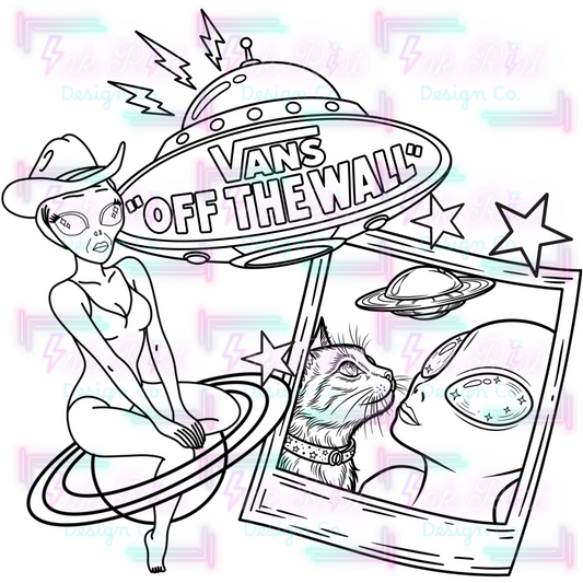 Alien OTW Colorable PNG - EXCLUSIVE - NO CODES