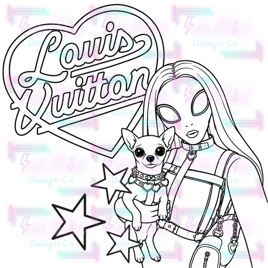 Alien LV Colorable PNG - EXCLUSIVE - NO CODES