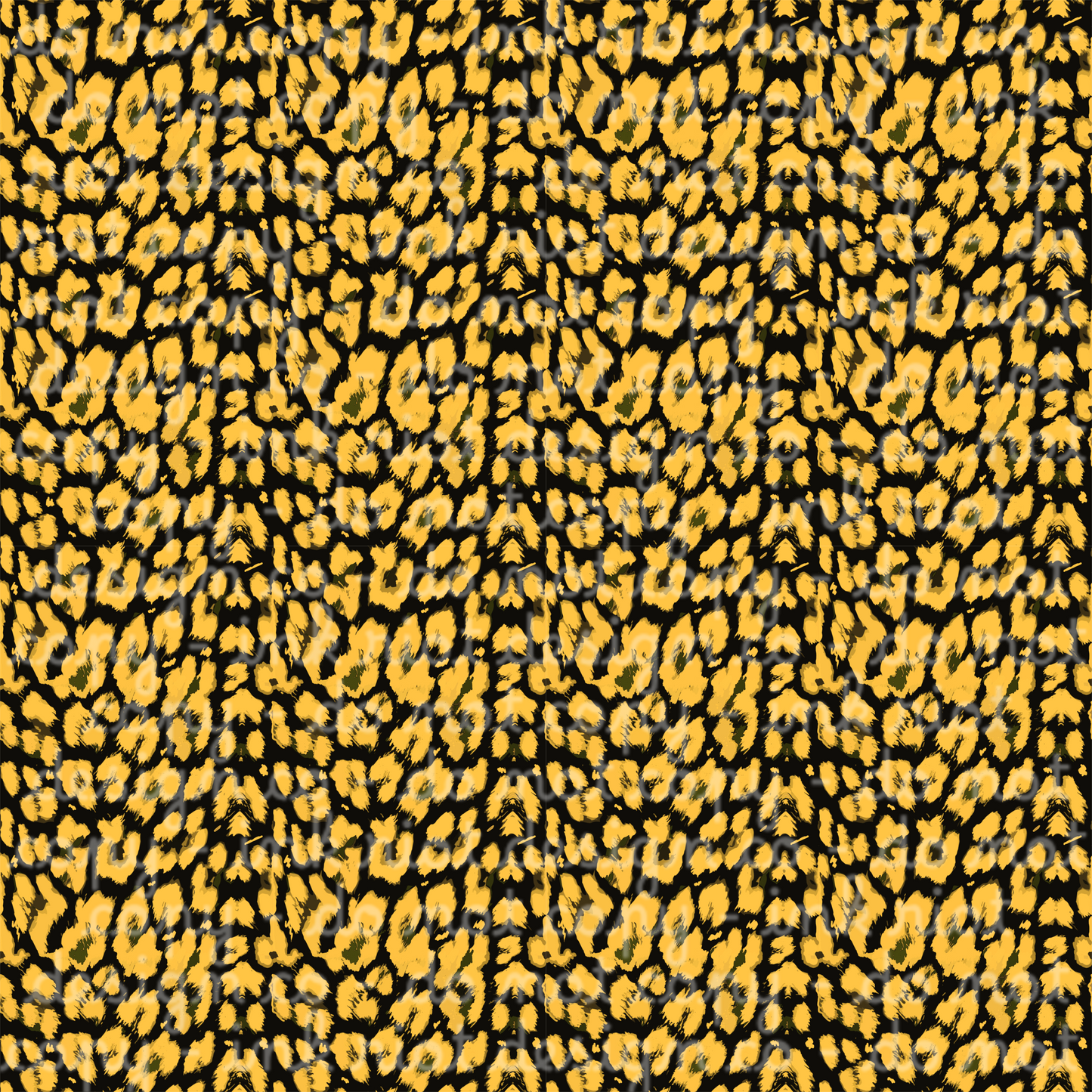 Black & Yellow Cheetah Seamless