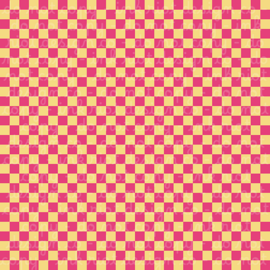 Pink & Yellow Checks Seamless