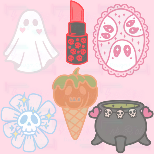 Spooky Ghoul Clipart Bundle - COMMERCIAL USE ONLY