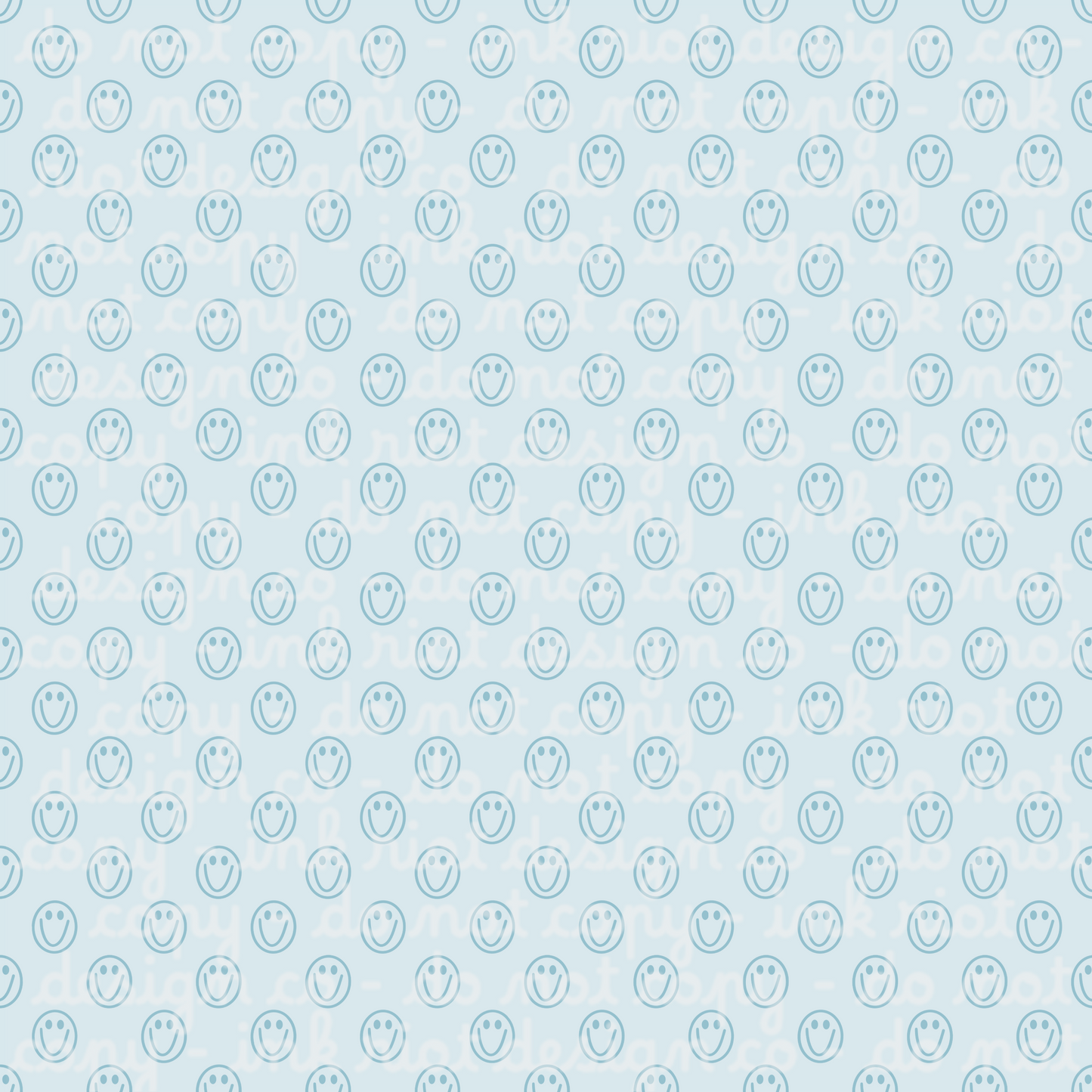Blue Smiley Seamless