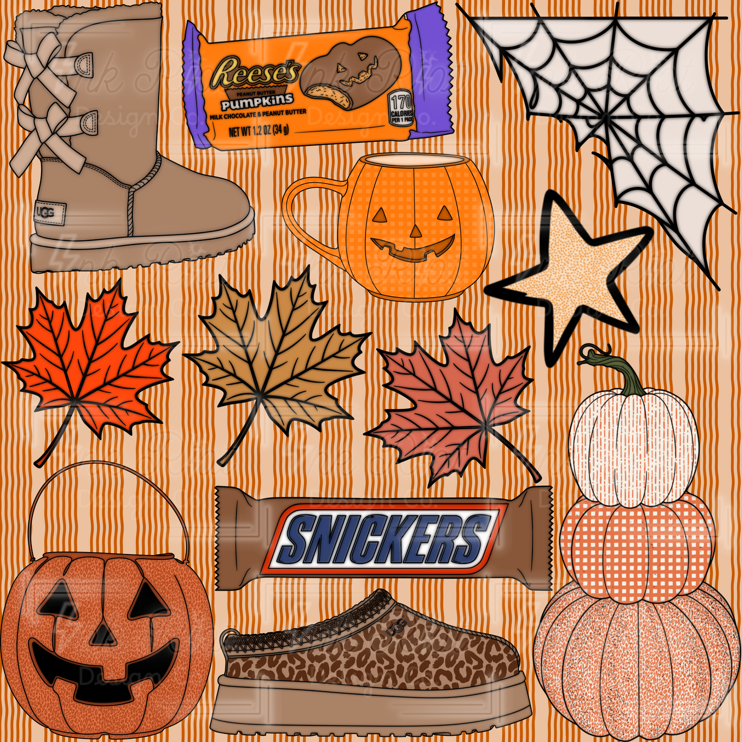 Fall Thangs Clipart Bundle - COMMERCIAL USE ONLY