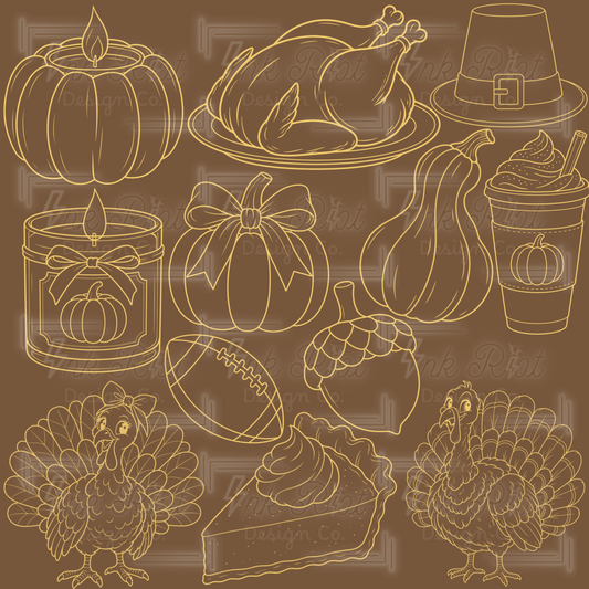 Autumn Stamp Set - PROCREATE ONLY