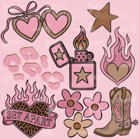 Set Apart Clipart Bundle - COMMERCIAL USE ONLY