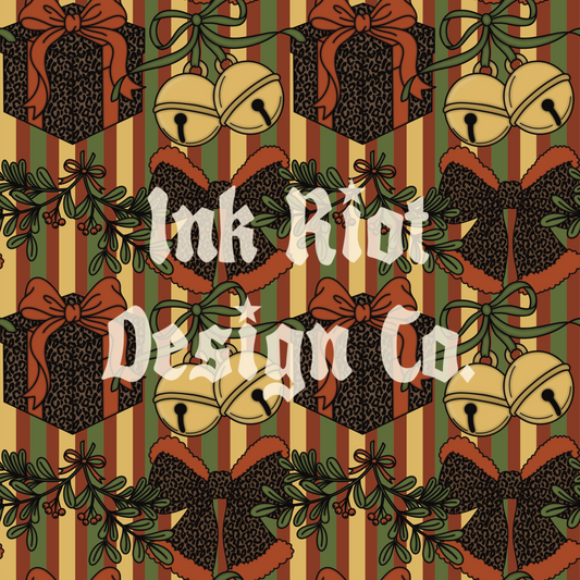 Leopard Christmas Gifts Seamless