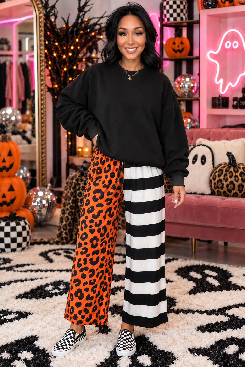 BT Spooky Animal Half & Half Pants Pre-Sale