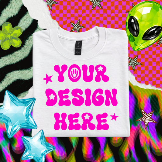 Dopamine Alien White T-Shirt Mock