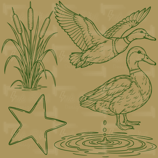 Mallard Stamp Set - PROCREATE ONLY