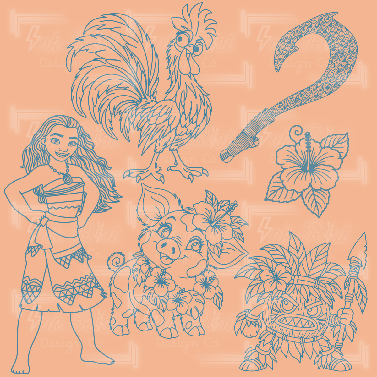 Wave Finder Stamp Set - PROCREATE ONLY