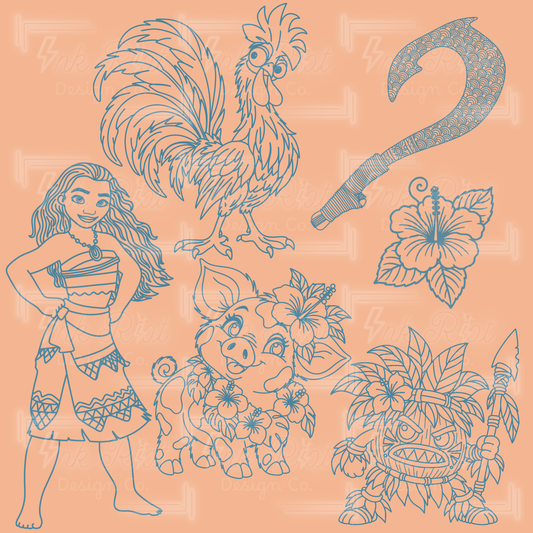 Wave Finder Stamp Set - PROCREATE ONLY