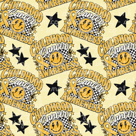 Childhood Cancer Awareness Seamless