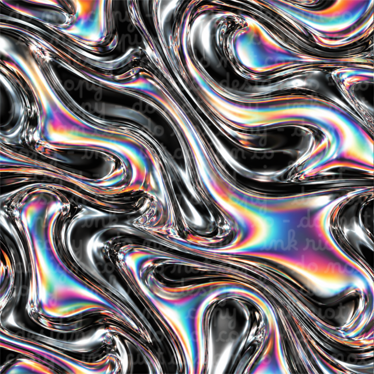 Liquid Chrome Digital Paper ★NOT SEAMLESS★