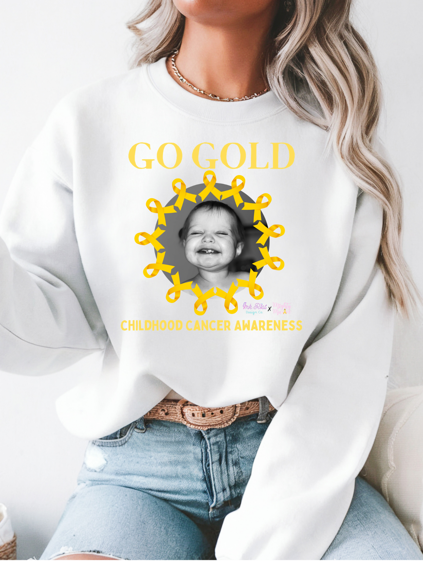 Go Gold Ribbons