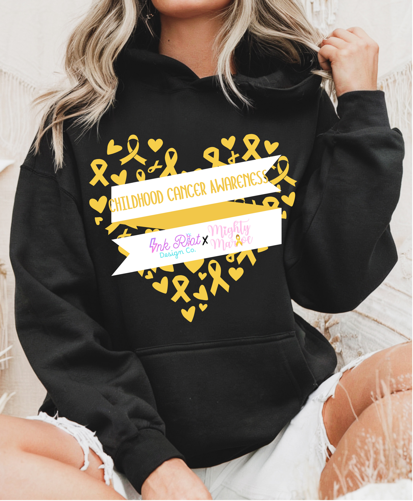 Childhood Cancer Awareness Heart