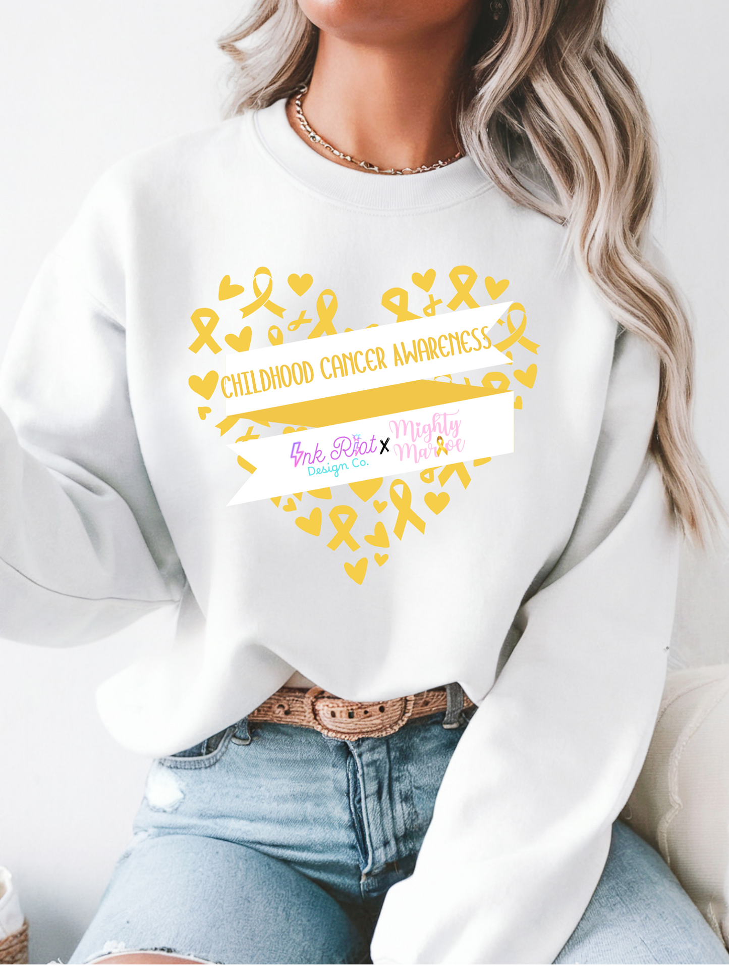 Childhood Cancer Awareness Heart