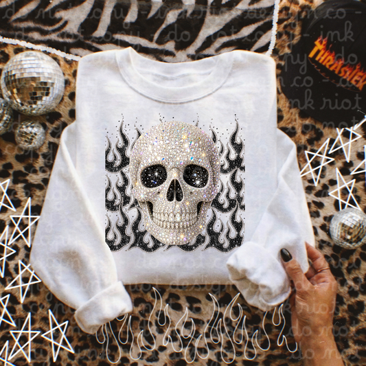 Flaming Skull