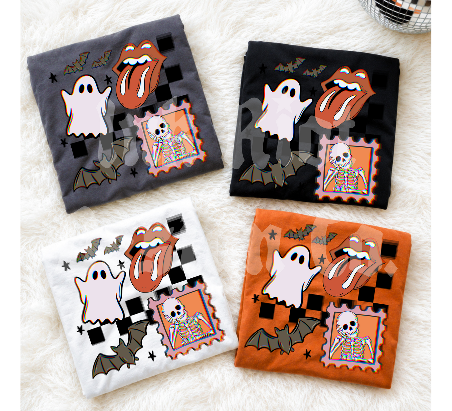 Rolling Ghosts w/Black Checker