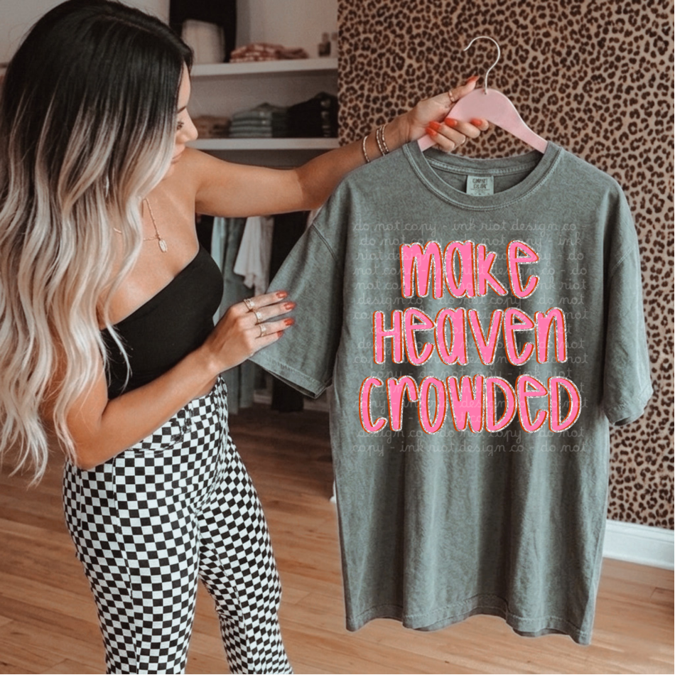 Pink & Glitter Make Heaven Crowded