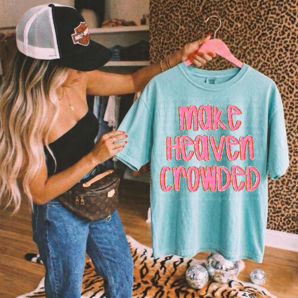 Pink & Glitter Make Heaven Crowded