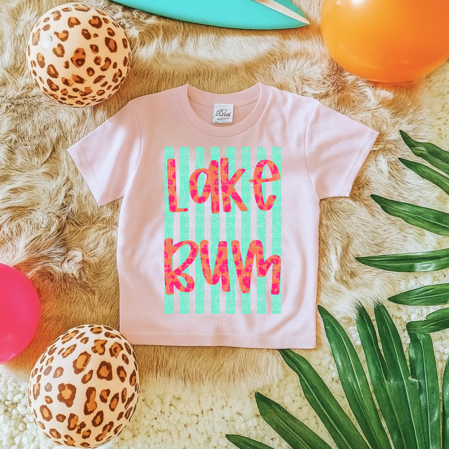 Pink Leopard Lake Bum