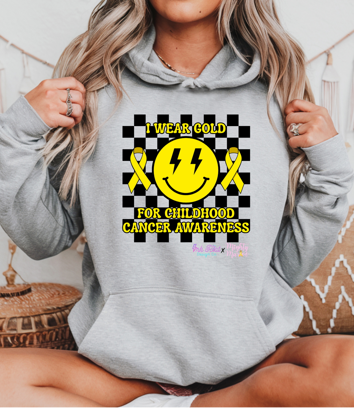 I Wear Gold Smiley