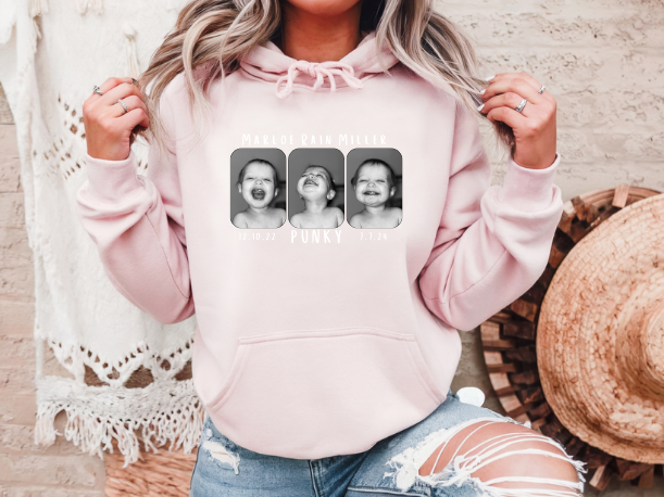 Mighty Marloe B&W w/White Hoodie