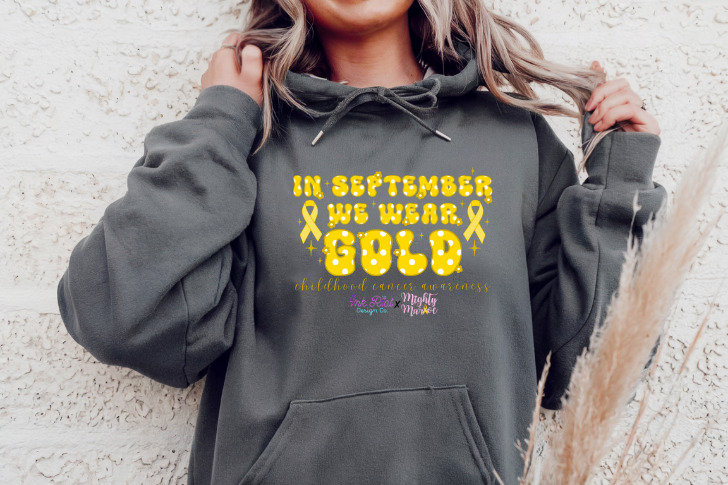 Mighty Marloe September Flowers & Dots Hoodie