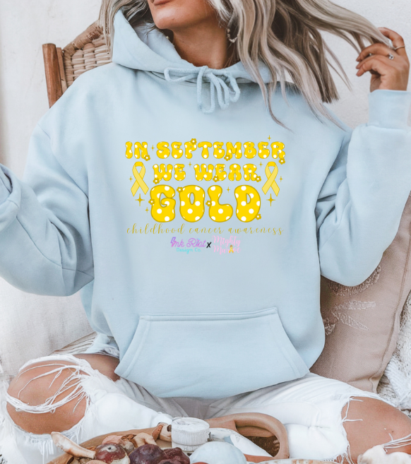 Mighty Marloe September Flowers & Dots Hoodie
