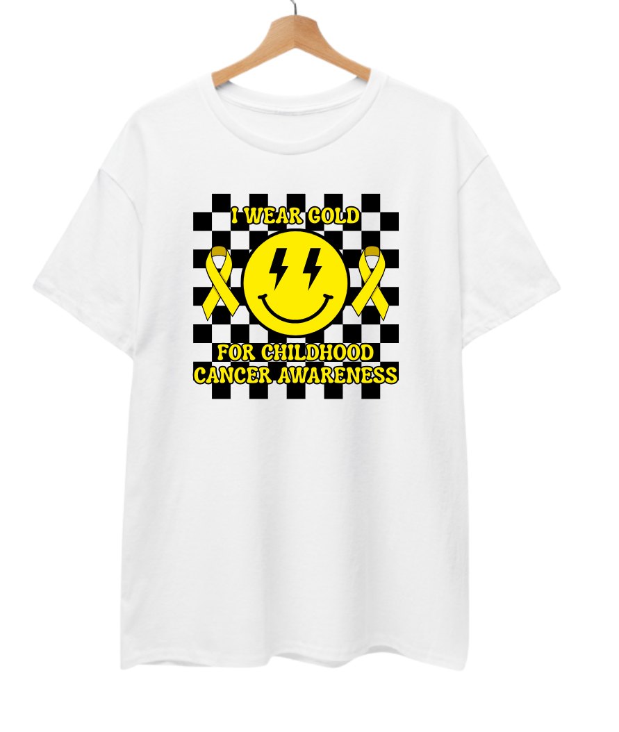 Mighty Marloe Smiley & Checkered T-Shirt