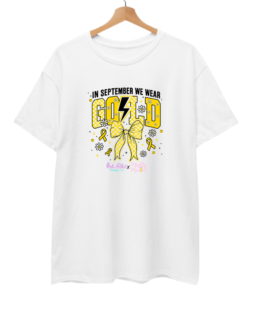 Mighty Marloe In September We Wear Gold T-Shirt