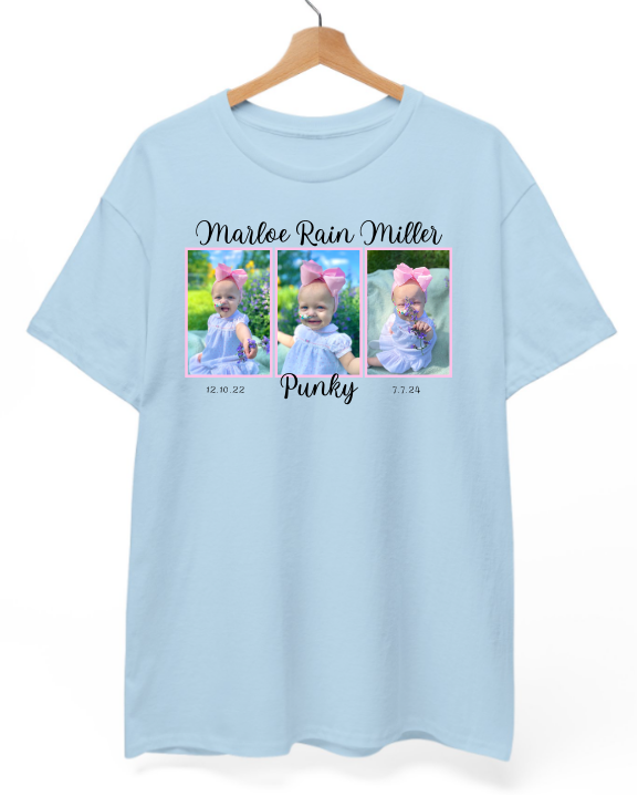 Mighty Marloe Pink Bow w/Pink Frame T-Shirt