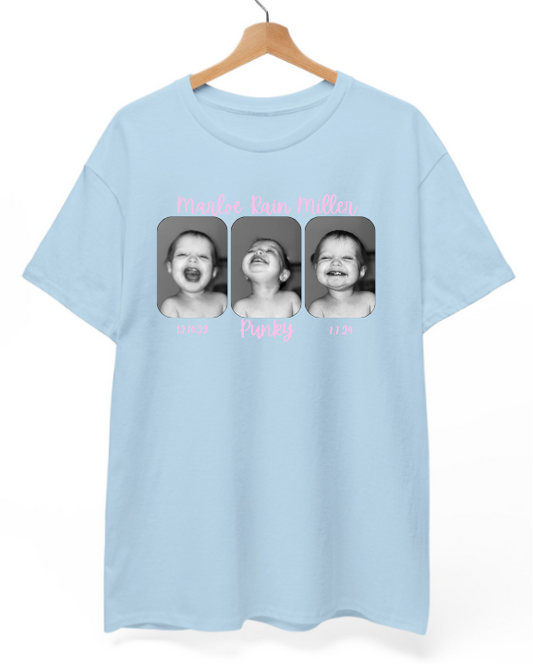 Mighty Marloe B&W w/Pink T-Shirt