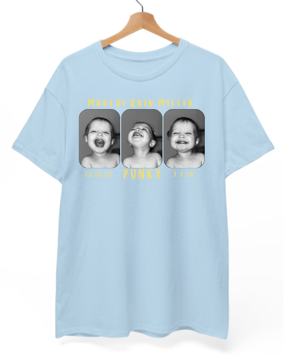 Mighty Marloe B&W w/Yellow T-Shirt