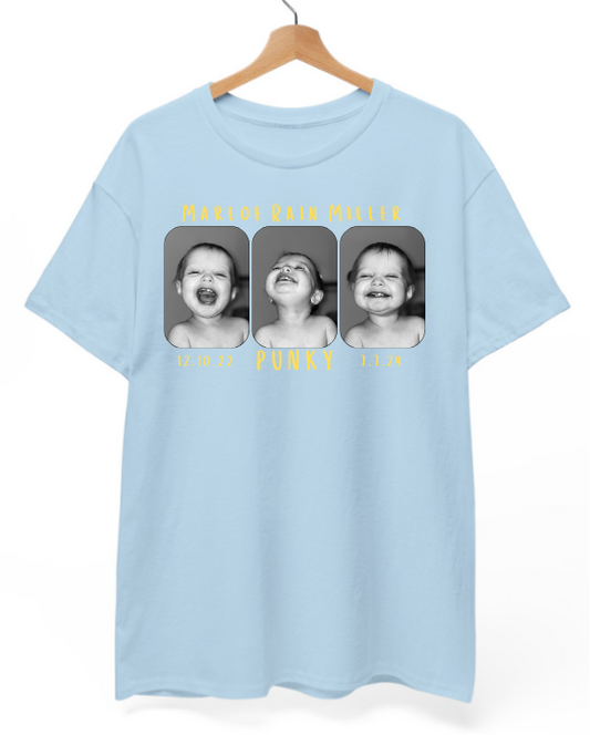 Mighty Marloe B&W w/Yellow T-Shirt