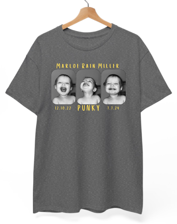 Mighty Marloe B&W w/Yellow T-Shirt