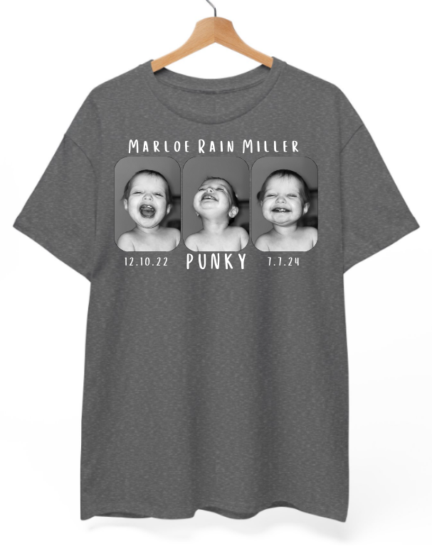 Mighty Marloe B&W w/White T-Shirt