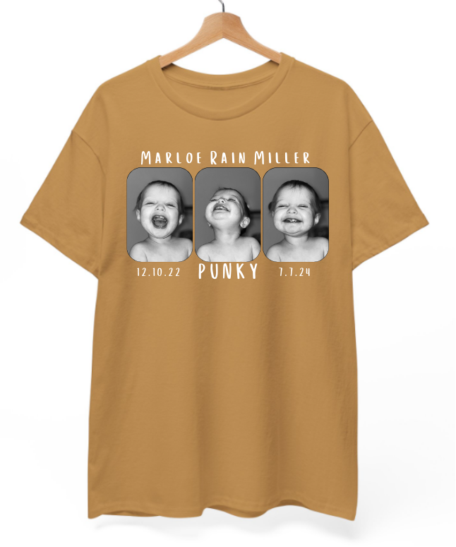 Mighty Marloe B&W w/White T-Shirt