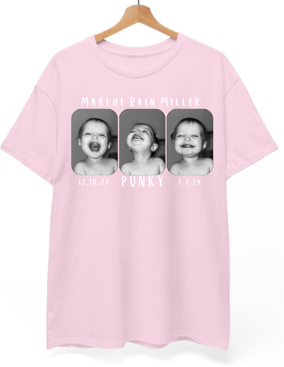 Mighty Marloe B&W w/White T-Shirt